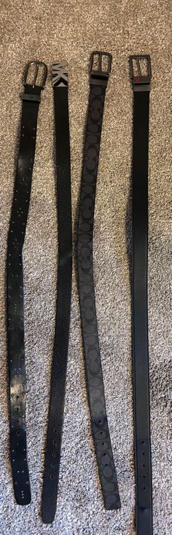 Lot of 4 Designer Belts – MK, Coach, True Religion, Diesel