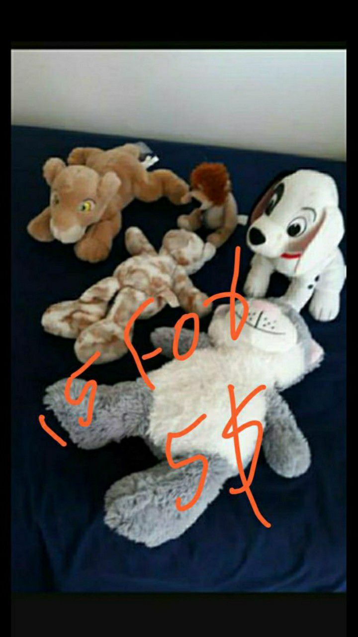 Stuffed animals 15 for 5$