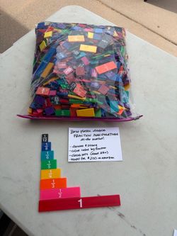 Plastic Fraction Manipulatives Class Set