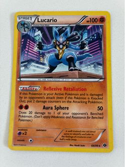 Pokemon Card Lucario
