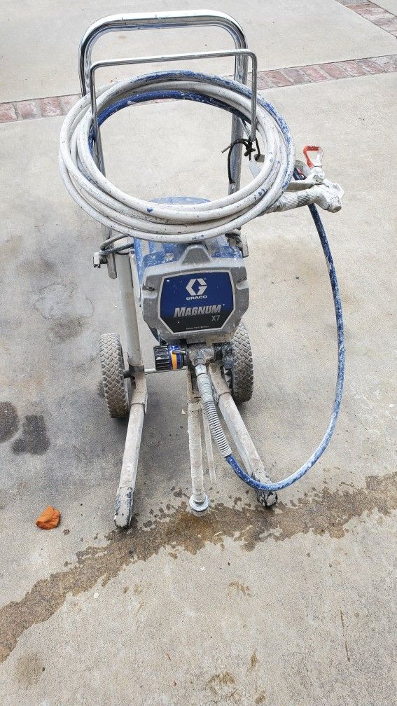 FOR PARTS: GRACO Magnum X7 Airless Paint Sprayer With Hose And Gun