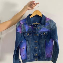 Painted Custom Jean Jacket