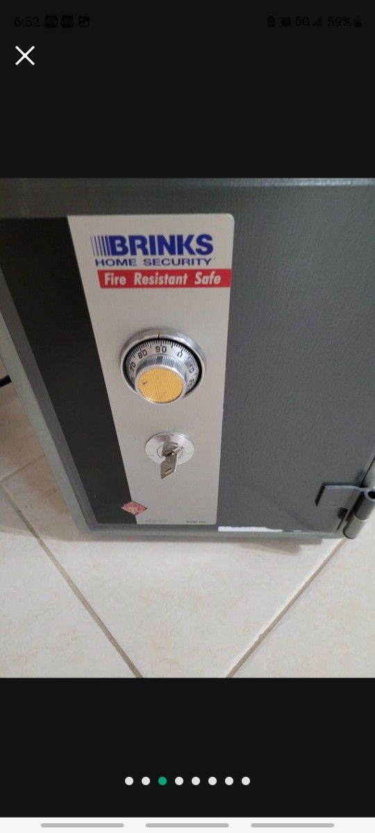 Brinks Model 5054 Home Security Fire