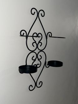 Large Metal Wall Candle Holder Sconce art decor