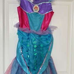 Disney Little Mermaid Ariel Fantasy Play Costume Size 4-6X