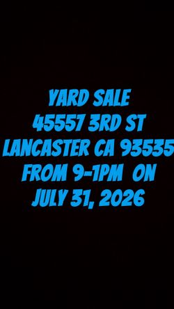 Garage sale