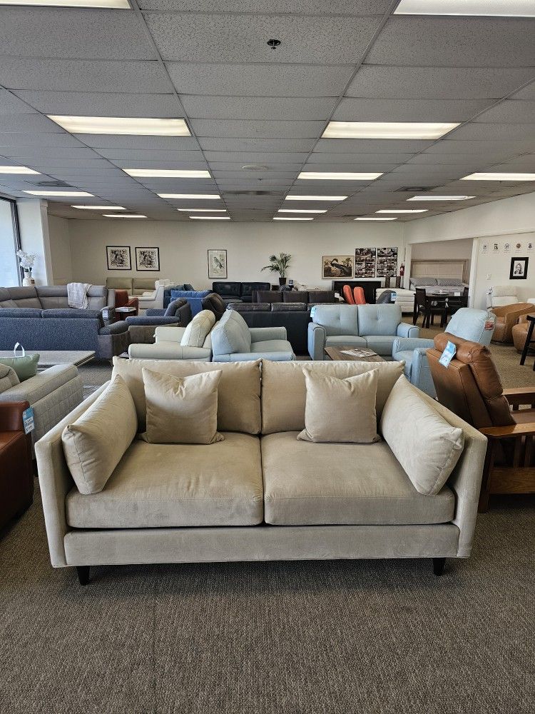 Fabric Sofa with removable cushions