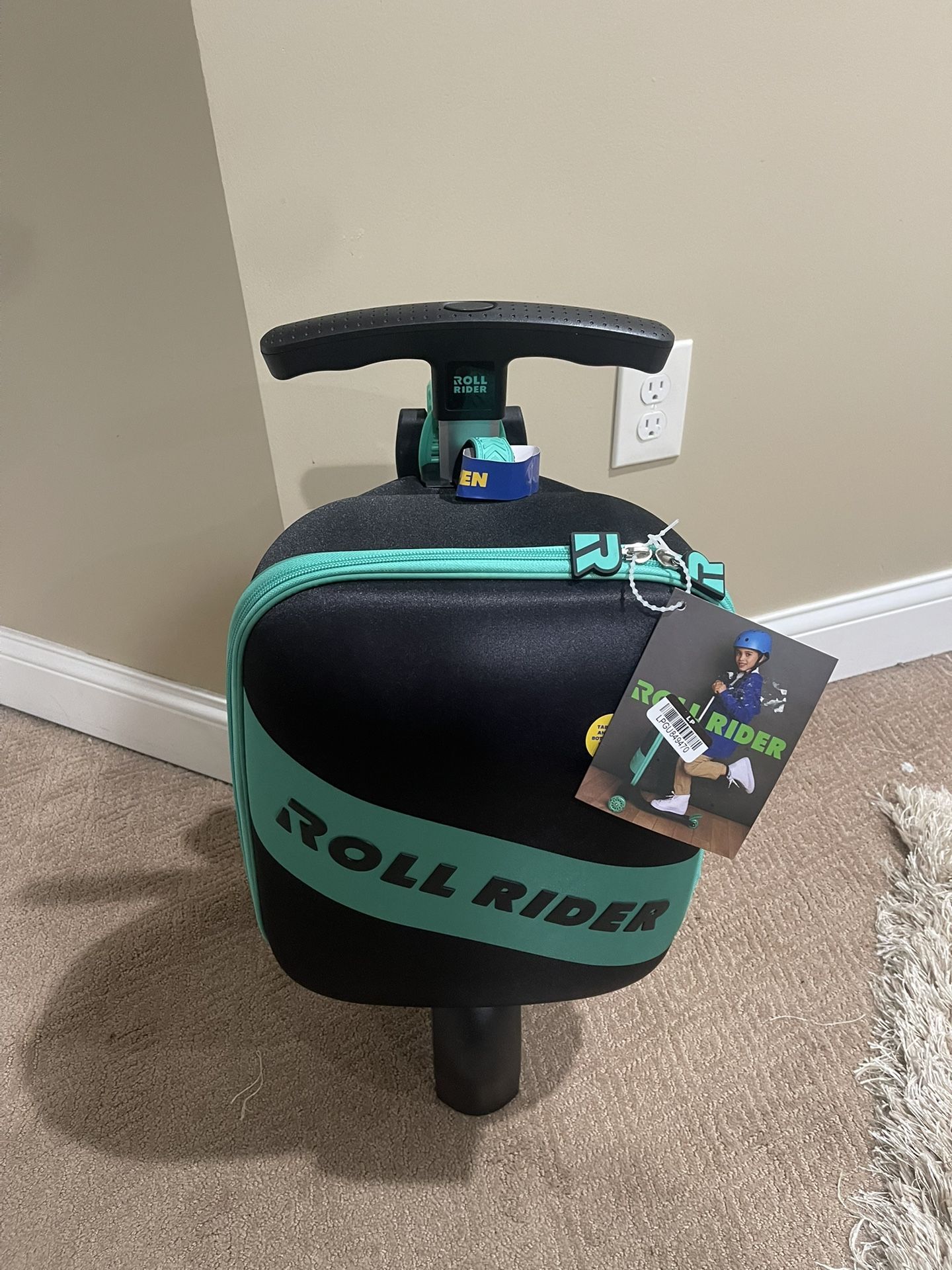 Luggage for kids And It Has A Scooter With It 