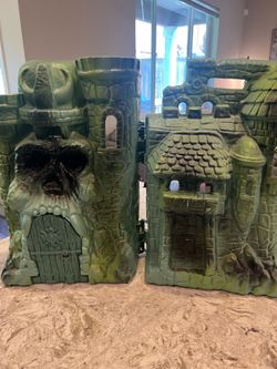 Vintage 1981 He-Man MOTU Castle Grayskull Playset Shell w/Floors
