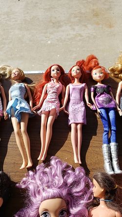 Barbies some are from 1979 $5 each