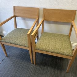 OFS “Balance” Wood Frame Guest Chair $95ea