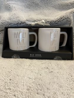Rae Dunn Wedding Collection Mugs