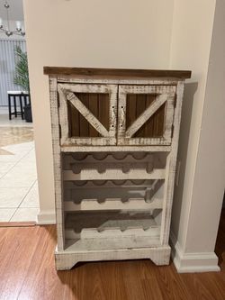 Rustic bar/wine cabinet