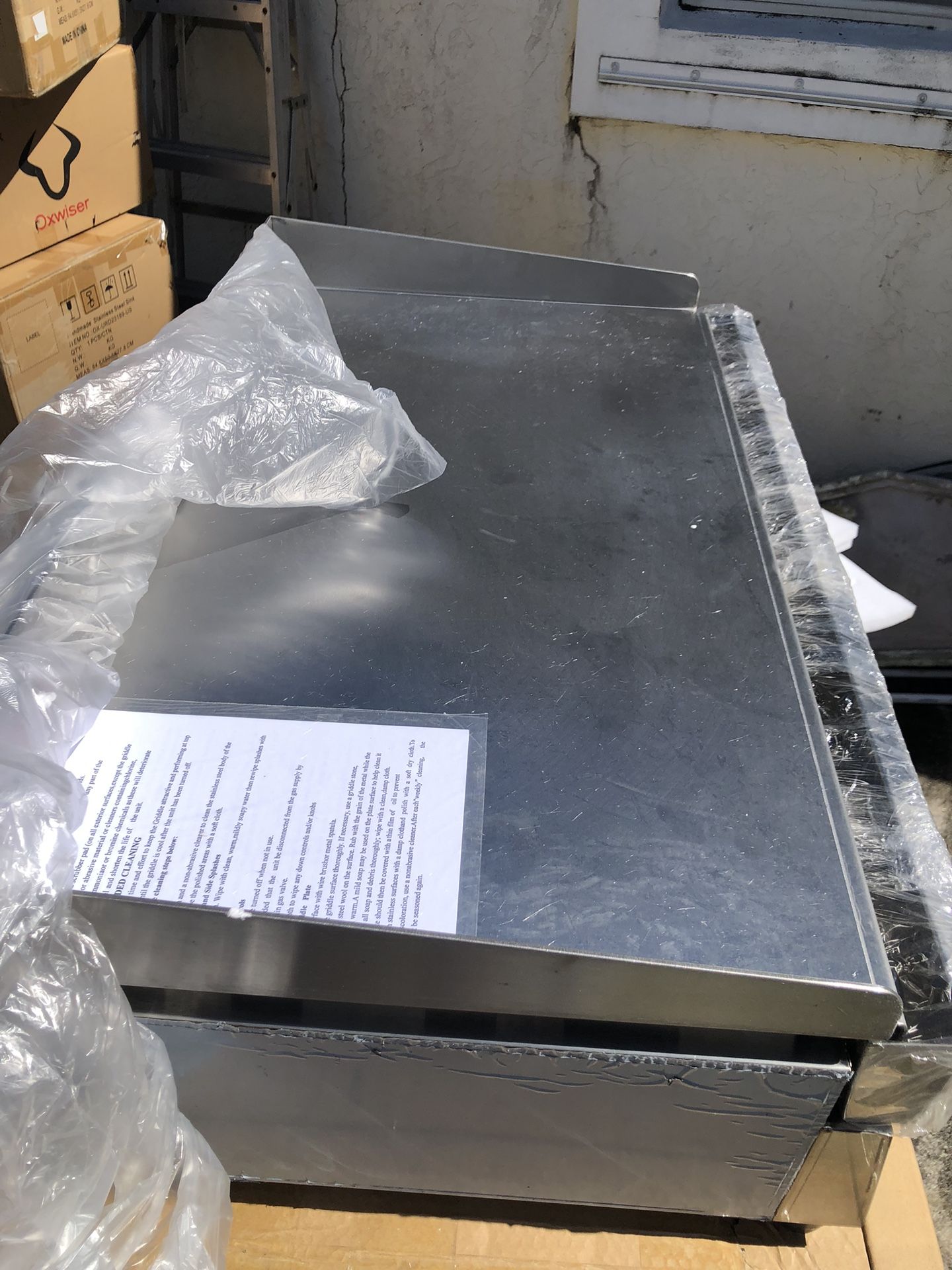 Hibachi Flat Top Griddles 30” Propane Stainless Steel Food Truck Outdoor kitchen 