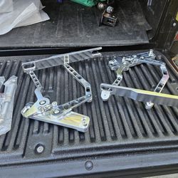 BRAND NEW-NEVER INSTALLED CVF BILLET HOOD HINGES FOR 73 TO 77 CHEVY MONTE CARLO 