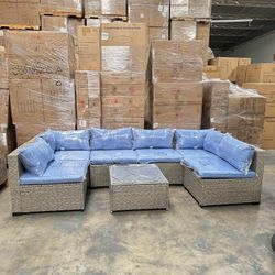 7pc Outdoor Patio Furniture Set 