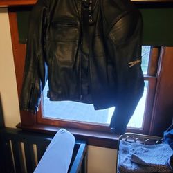 Motorcycle Leather Jacket Size 44
