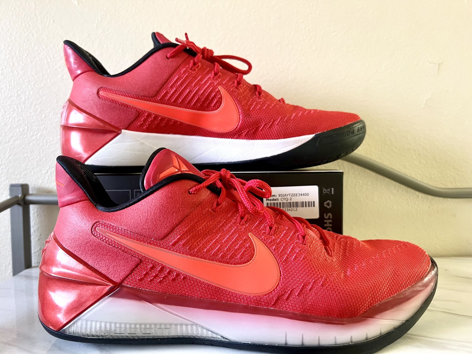 Nike Kobe Bryant AD Very RARE University Red anti slip Low top