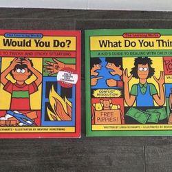 Learning works: What Would You Do Books? Kids $10 EACH One Back Cover Torn Out Piece
