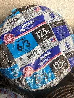 New Romex wire 6/3
