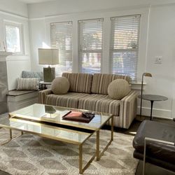 Designer Sofa By Antonio Donghia In Kravet Upholstery 