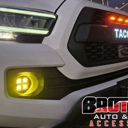 Baja Design Squadron SAE LED Lights for Tacoma Luces LED Amarillas