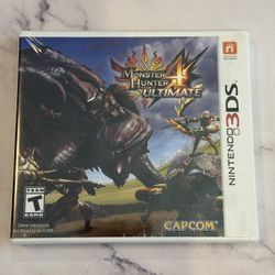 Monster Hunter 4 Ultimate For Nintendo 3DS Video Game 