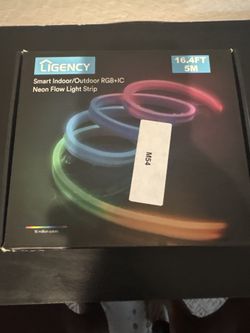 Ligency Smart RGB+IC Neon Flow Light Strip 16.4ft (5M) – New in Box