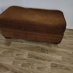 Brown ottoman