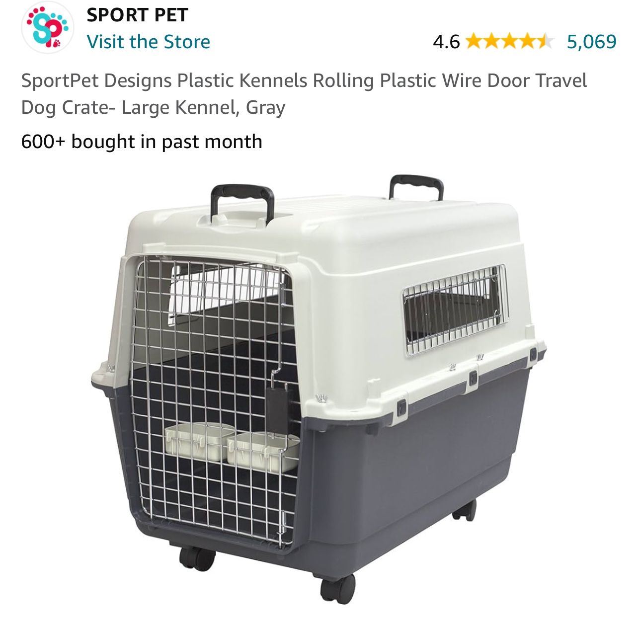 Dog Kennel With Wheels