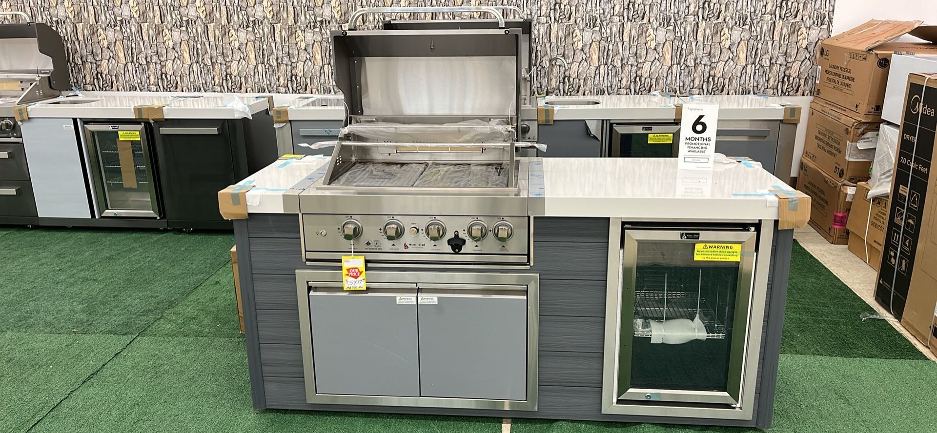 Mont Alpi Artwood Grill 4 Burner 