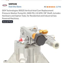 Pressure Washer Pump OEM Technology 90025