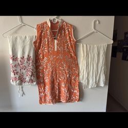 3pcs Suit Good Quality Fabric Bust 20”
