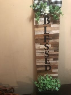 Farmhouse blessed sign!