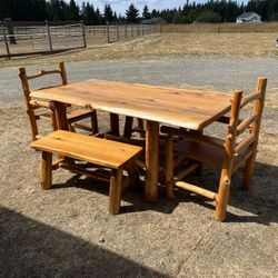 Log Dining Table