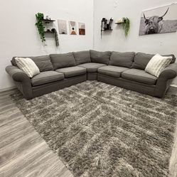 Gray Sectional Couch - Free Delivery 