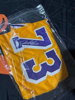 Los Angeles Lakers Dennis Rodman Autographed Custom Jersey with JSA COA
