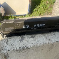 Old Collectible Electric Army Train