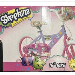 16in Kids Bike - Shopkins $50