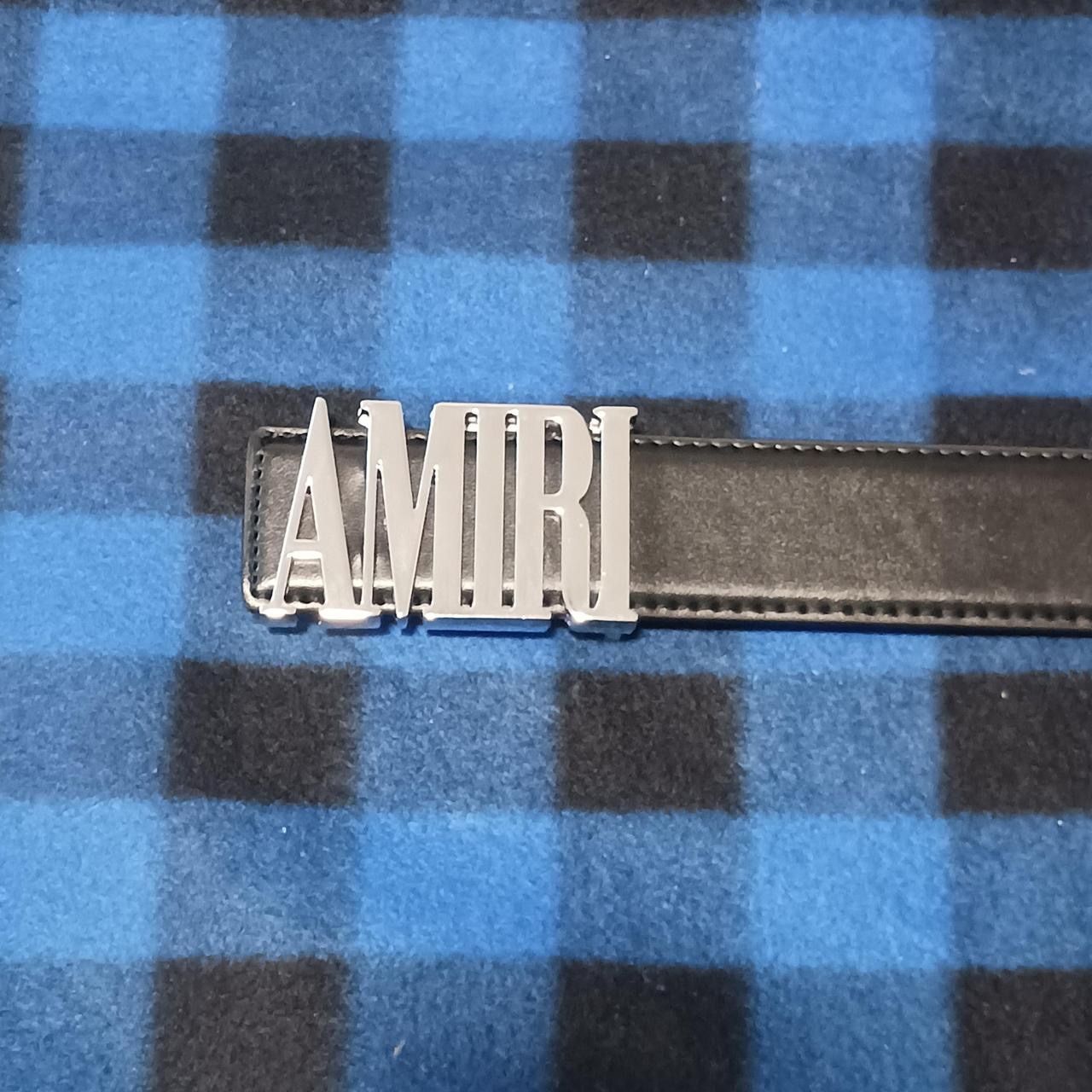 Amiri Belt Silver Buckle