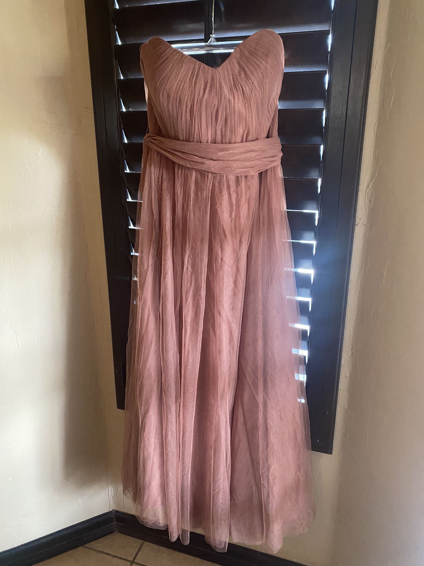 Rosalie Tulle Convertible Desert Rose