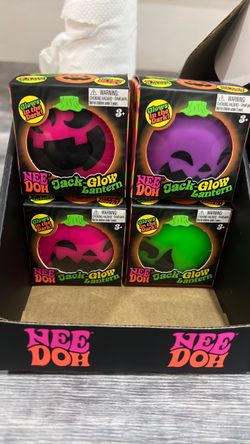 Nee Doh Jack-Glow Lantern Stress Balls