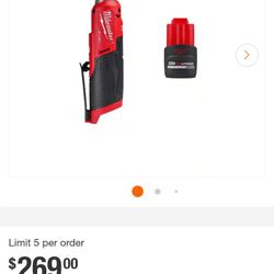Milwaukee
M12 FUEL 12-Volt Lithium-Ion Brushless Cordless High Speed 3/8 in. Ratchet