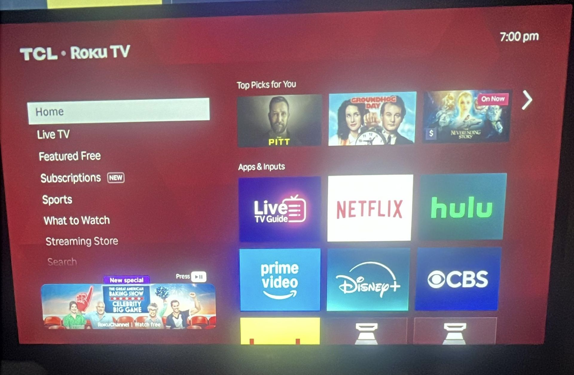 32” Inch Roku TCL Tv