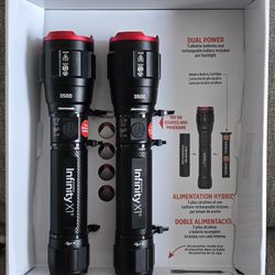 Flashlights Pack Of 2 - Infinity X1 3500 Lumens 