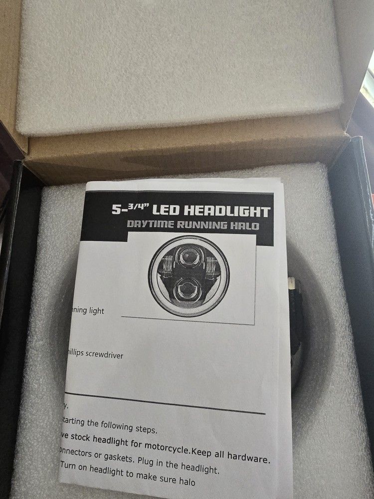LED MOTORCYCLE HEADLIGHT