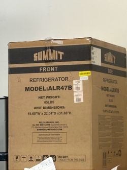 Summit mini refrigerator