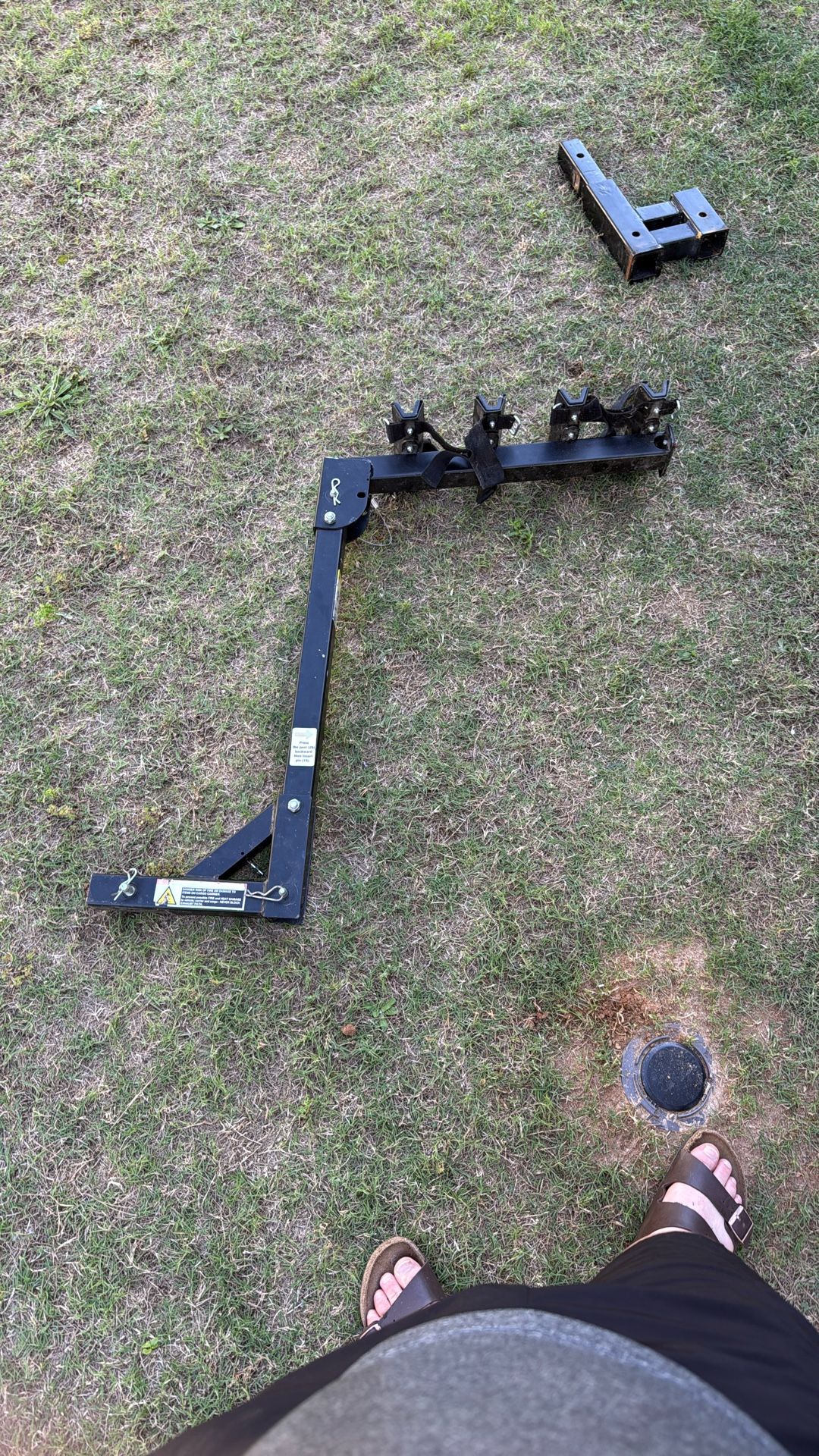 Bike rack for car hitch