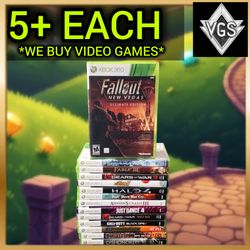 Xbox 360 Game Lot Fallout New Vegas Halo Gears COD Assassin’s Creed