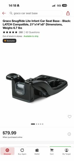 Graco infant car seat base
